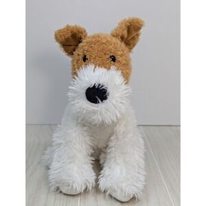 Gund Jacob Wire Fox Terrier Tri-Color Plush Dog Stuffed Animal Sitting